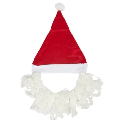 Bonnet de Noël avec barbe