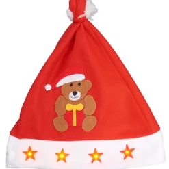 Bonnet de Noël enfant lumineux