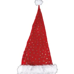 Bonnet de Noël motifs étoiles pailletées