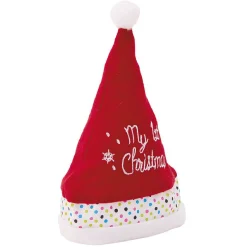 Bonnet et Bavoir brodés pour bébé de Noël