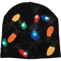 Bonnet guirlande de Noël 6 LED