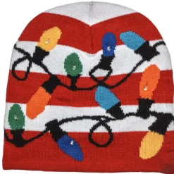 Bonnet guirlande de Noël 6 LED