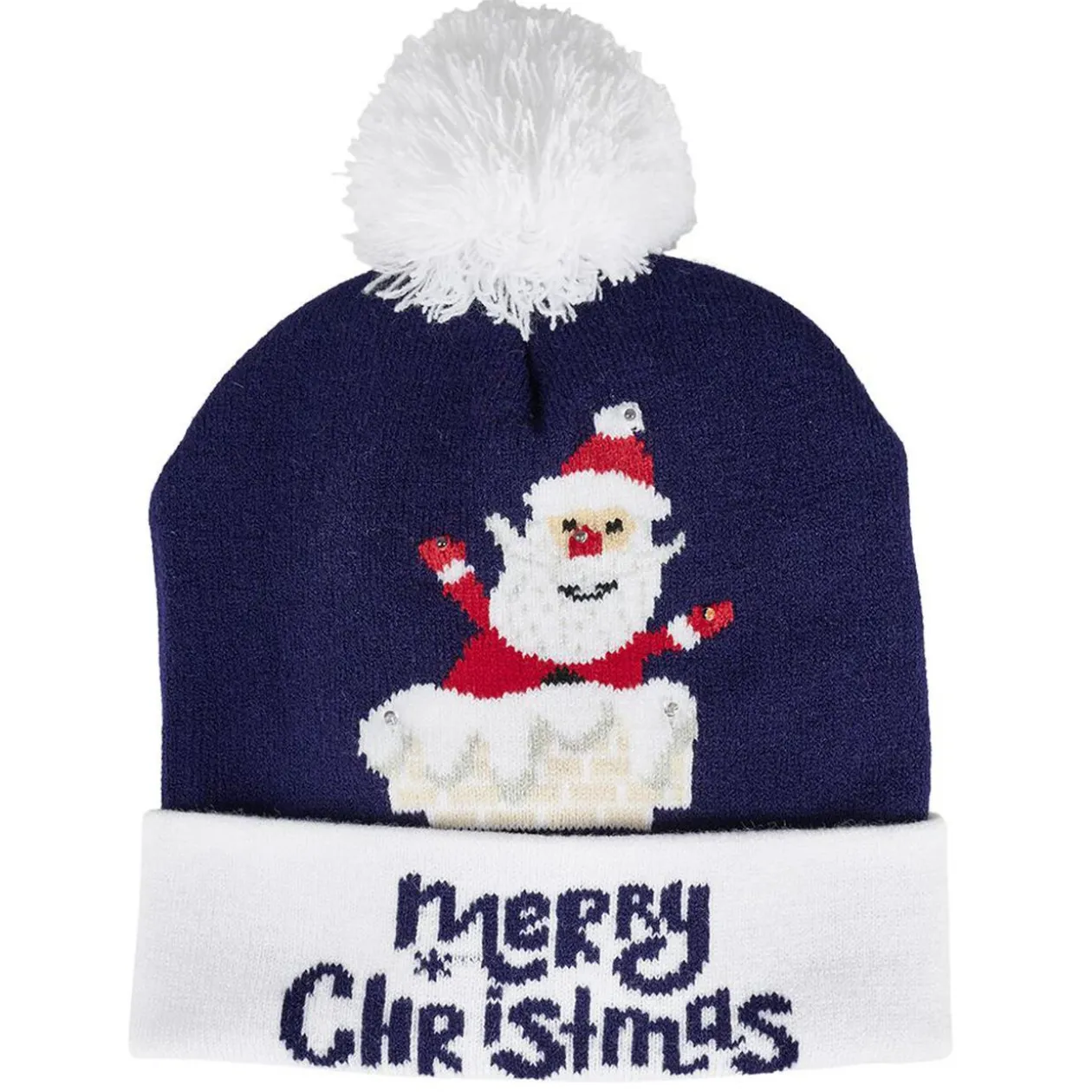 Bonnet lumineux de Noël adulte