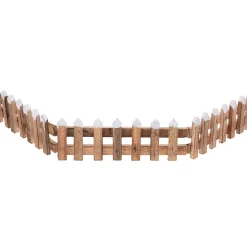 Bordure de Noël en bois pour extérieur