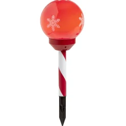 Borne lumineuse solaire 2en1 à planter et accrocher H42,5cm Ø14,5cm