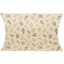 Boîte à cadeau Noël berlingot L29X18,5X5cm