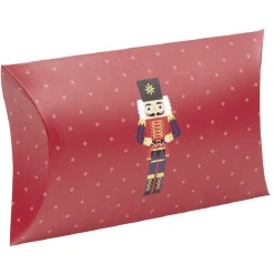 Boîte à cadeau Noël berlingot Tradition L14X10X3 cm