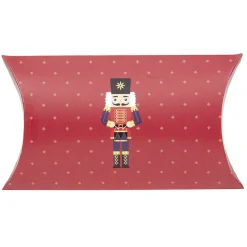 Boîte à cadeau Noël berlingot Tradition L14X10X3 cm