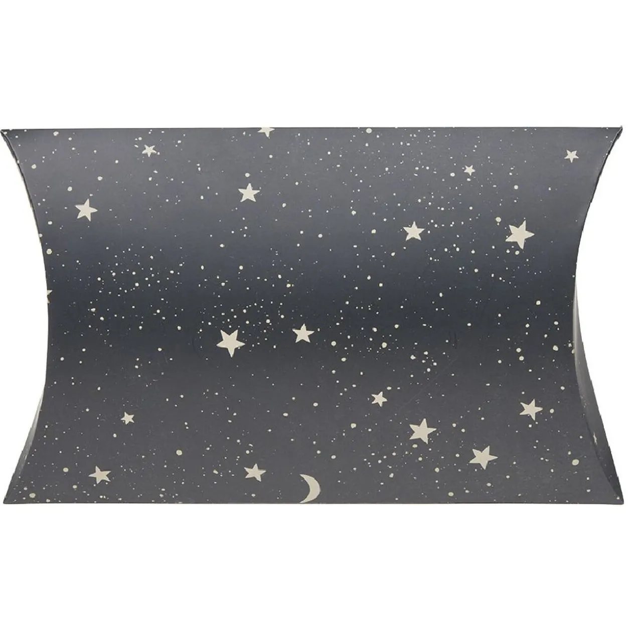 Boîte à cadeau Noël berlingot doré L29X18.5X5 cm