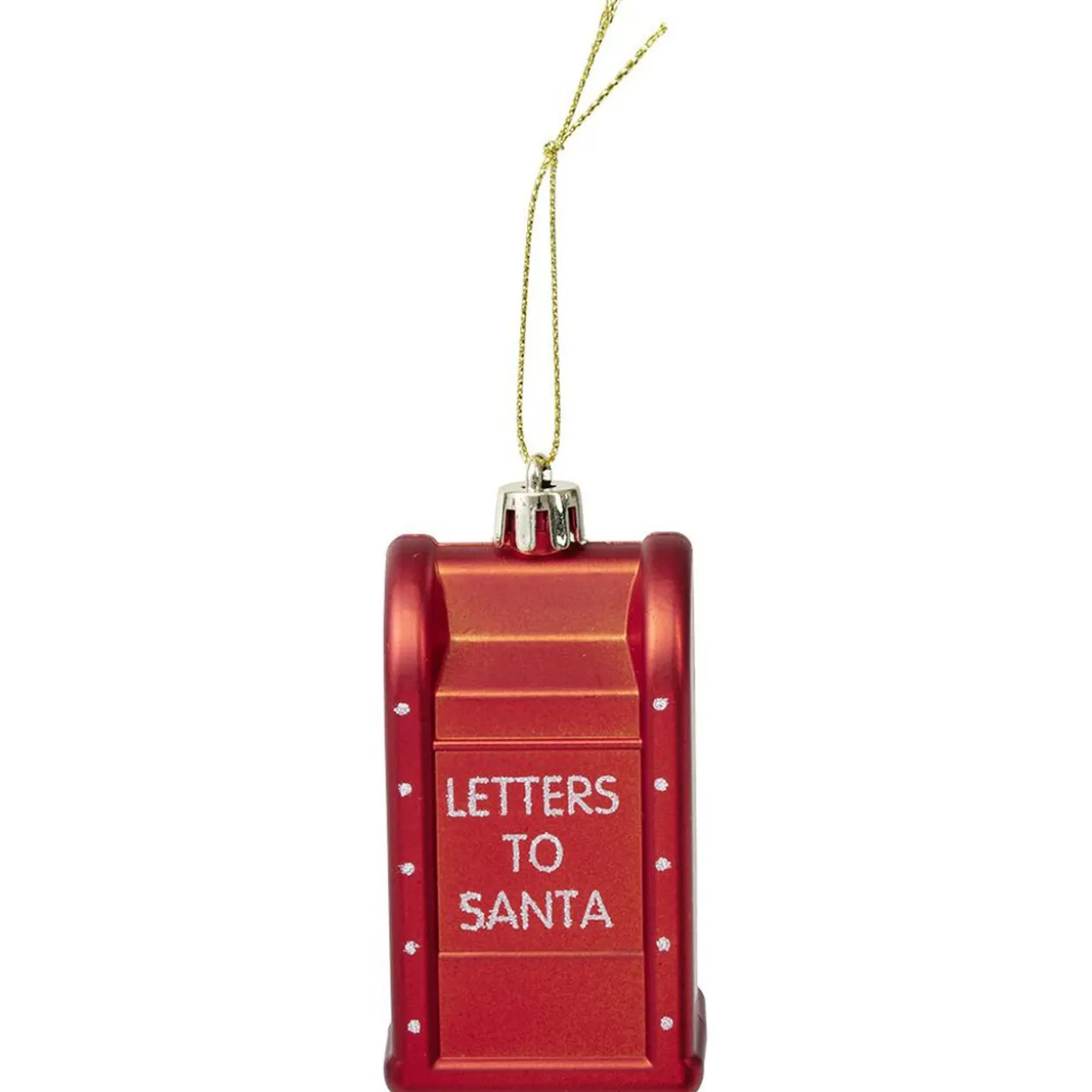 Boîte aux lettres "Letters to Santa" à suspendre rouge