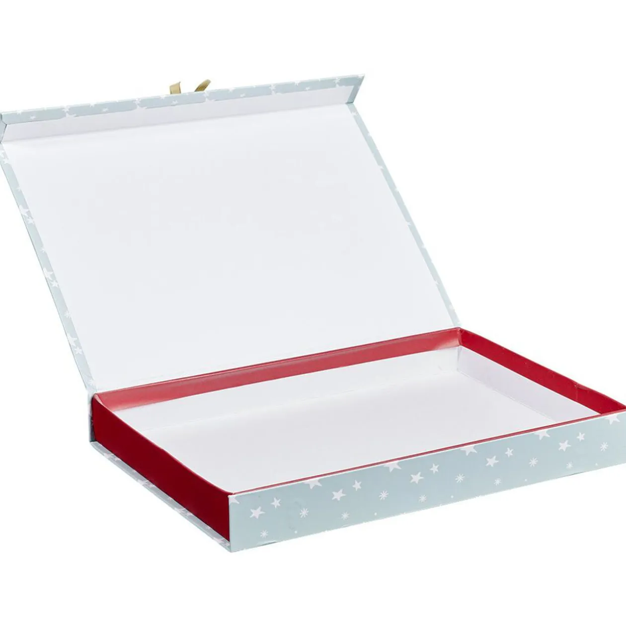 Boîte cadeau motif Père Noël Ours L.34,5 x l.24 x H.4 cm