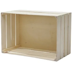 Boîte en bois grand modèle marron