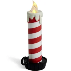 Bougie LED flamme effet fondant avec support - 3 coloris