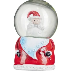 Boule à neige personnage de Noël Ø4,5xH7cm