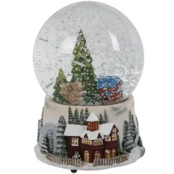 Boule de neige musicale en verre
