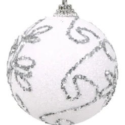 Boule de Noel blanche
