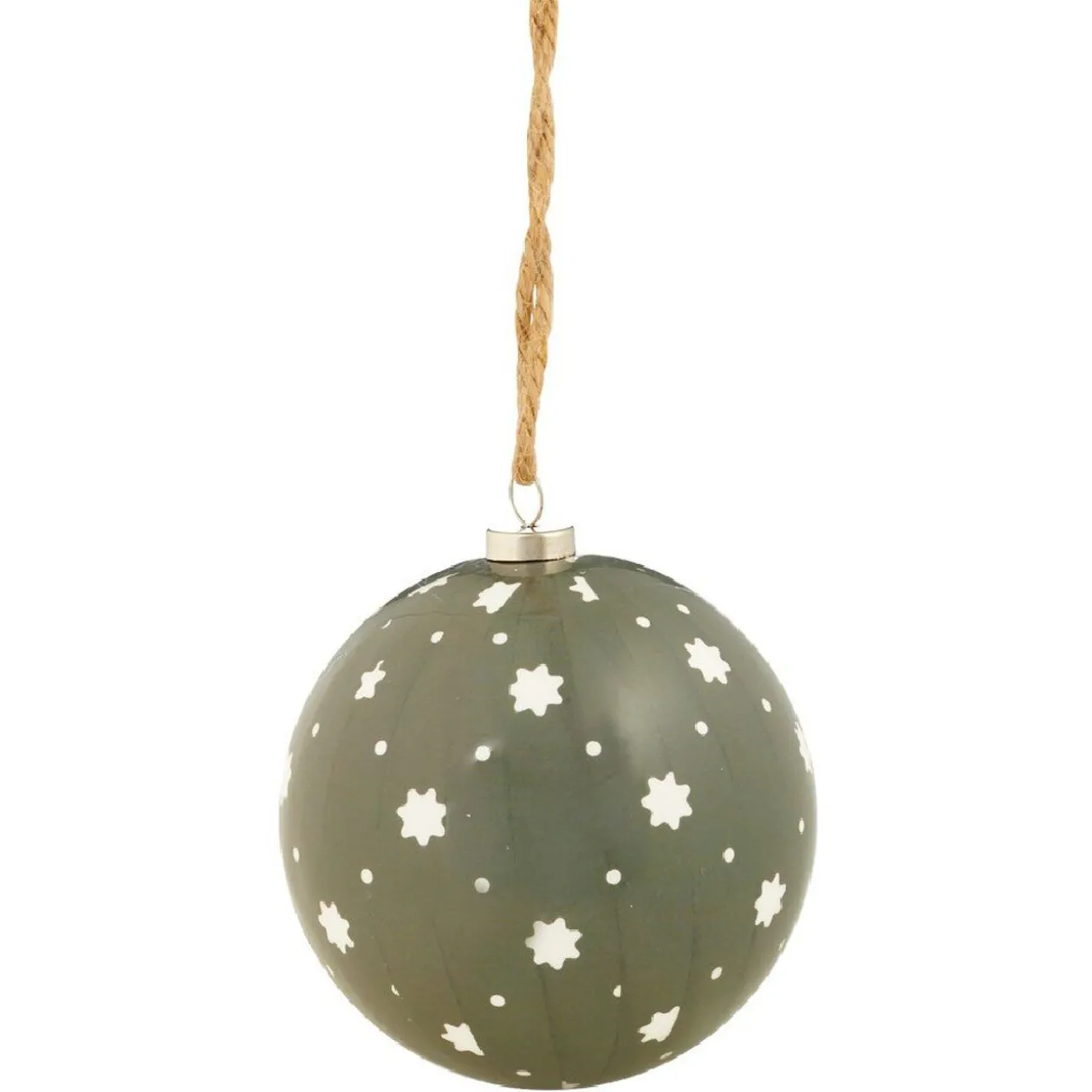 Boule de Noël à fleurs