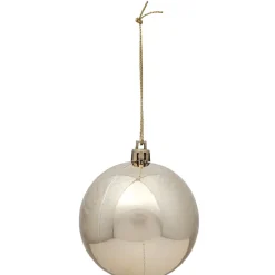 Boule de Noël blanche et dorée x 50