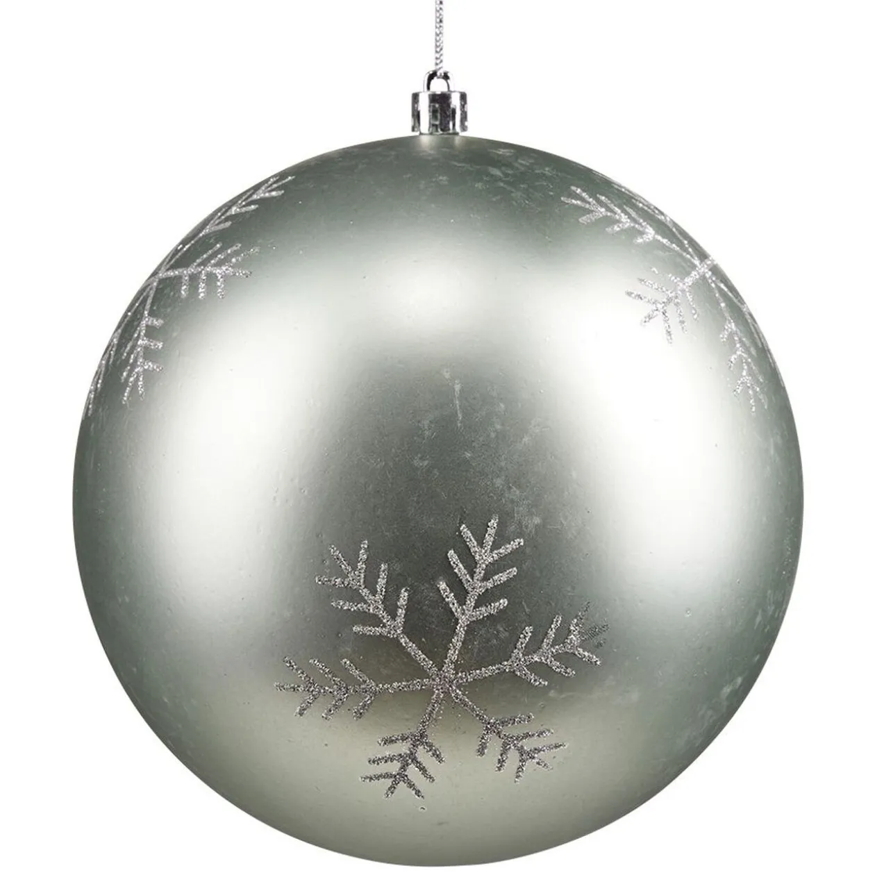 Boule de Noël bleu et argenté x32