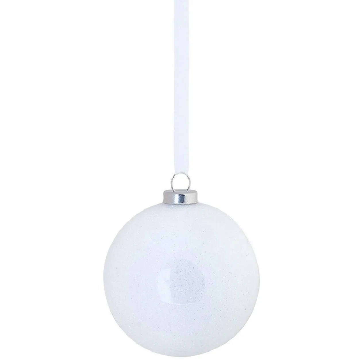 Boule de Noël colorée pailletée