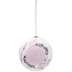 Boule de Noël design jardin d'Hiver Ø12 cm