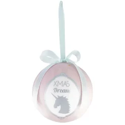 Boule de Noël design Noël poudré