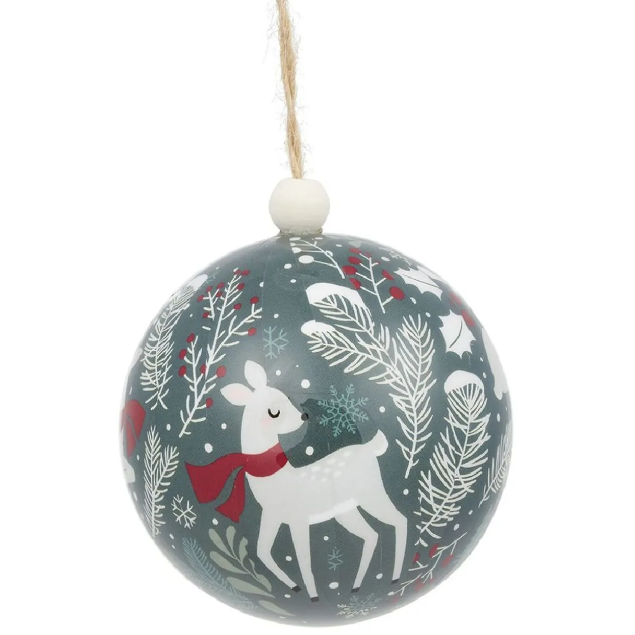 Boule de Noël design tradition Ø8 cm
