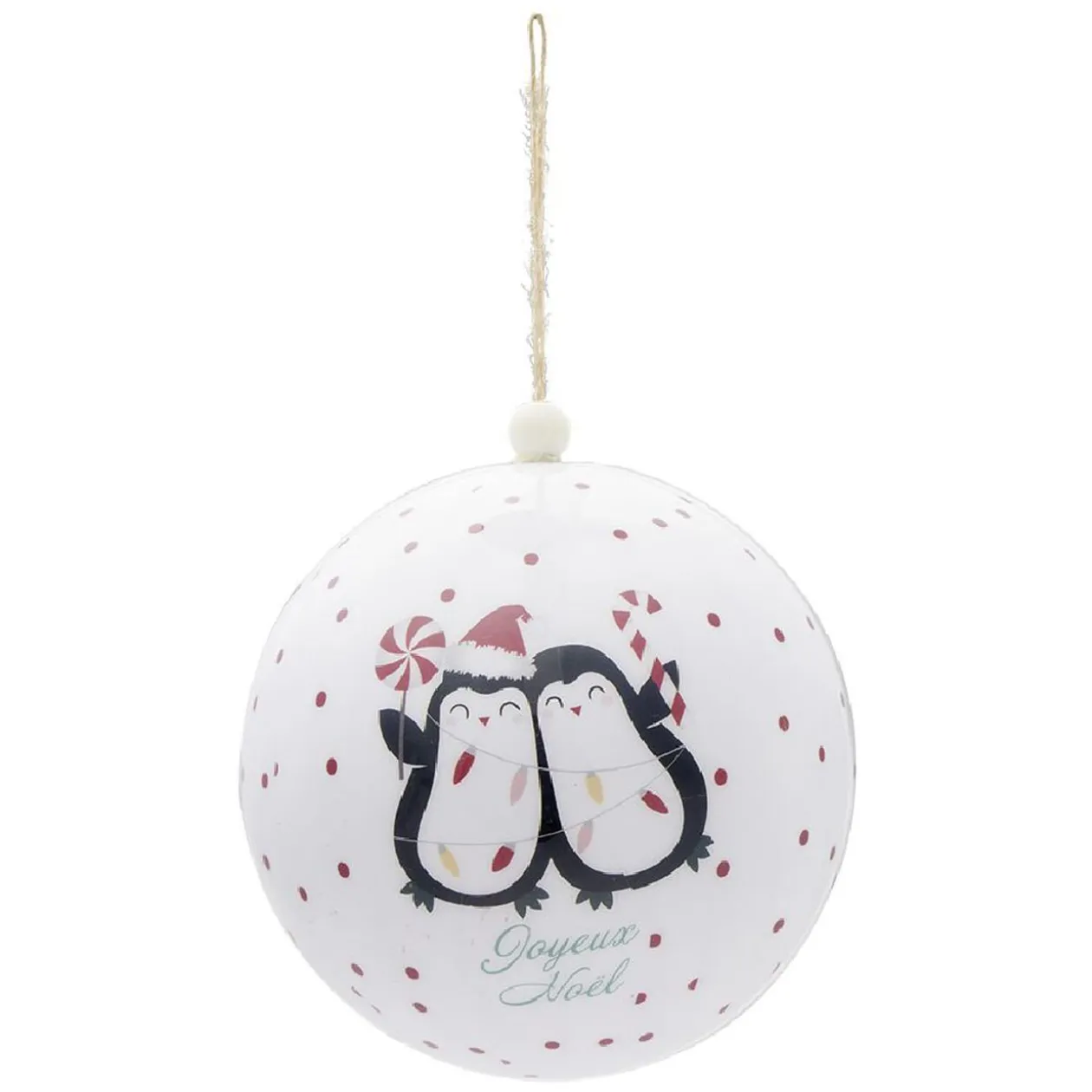 Boule de Noël design tradition Ø12 cm