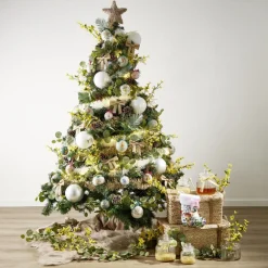 Boule de Noël Disney Bambi blanche et verte