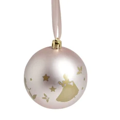 Boule de Noël Disney Bambi rose Ø8cm x4