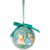 Boule de Noël Disney Winnie L'ourson vert foncé Ø7,5cm