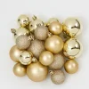 Boule de Noël dorée x20