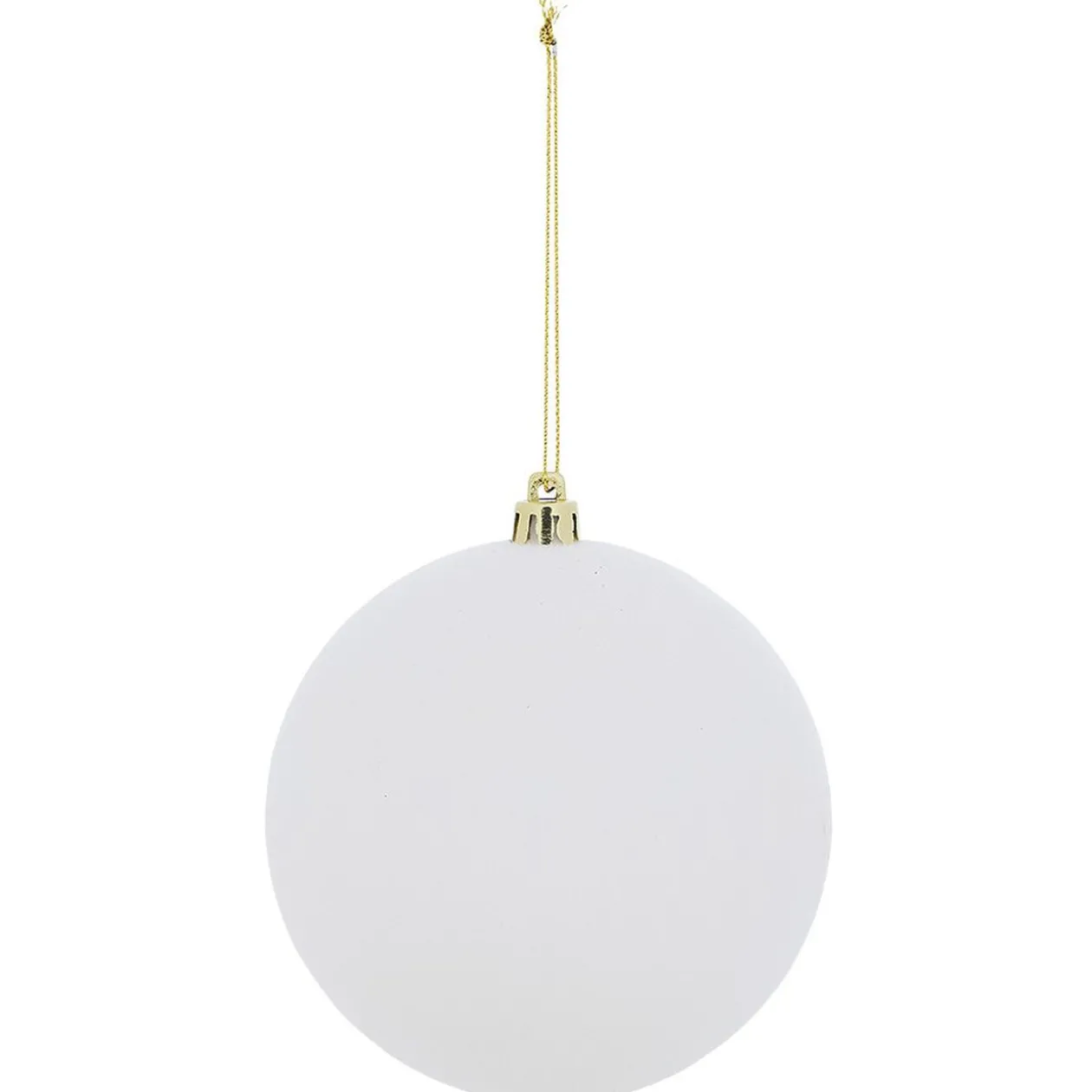 Boule de Noël effet floqué