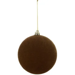 Boule de Noël effet floqué