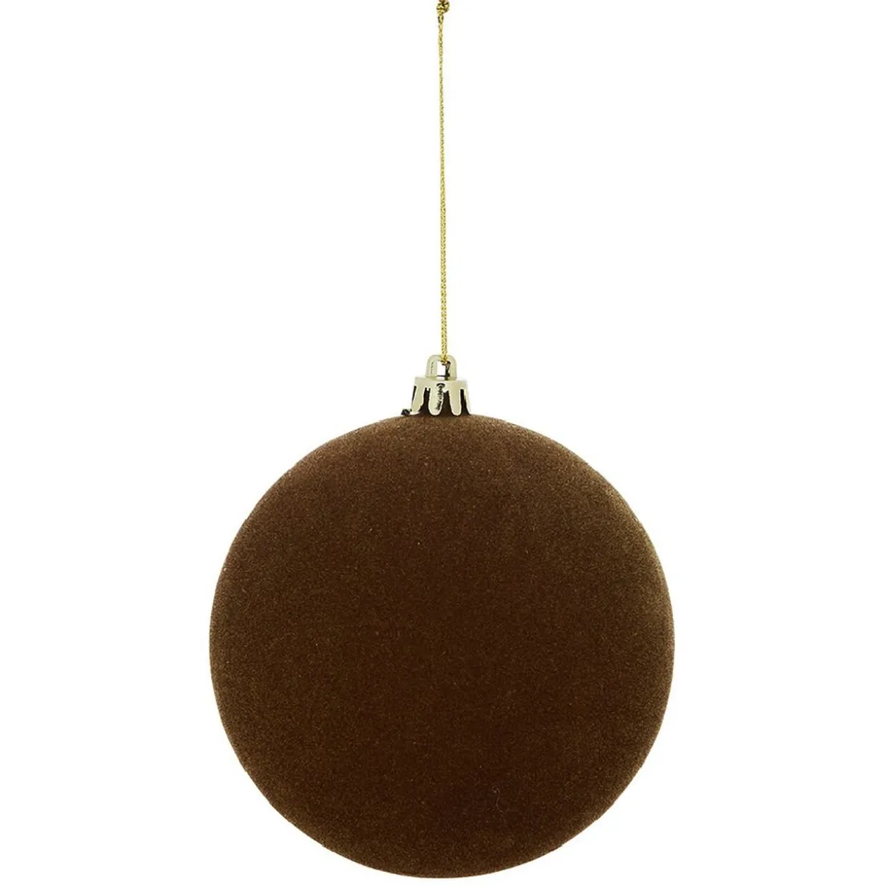 Boule de Noël effet floqué