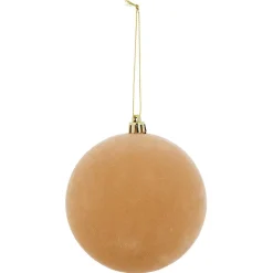 Boule de Noël effet floqué