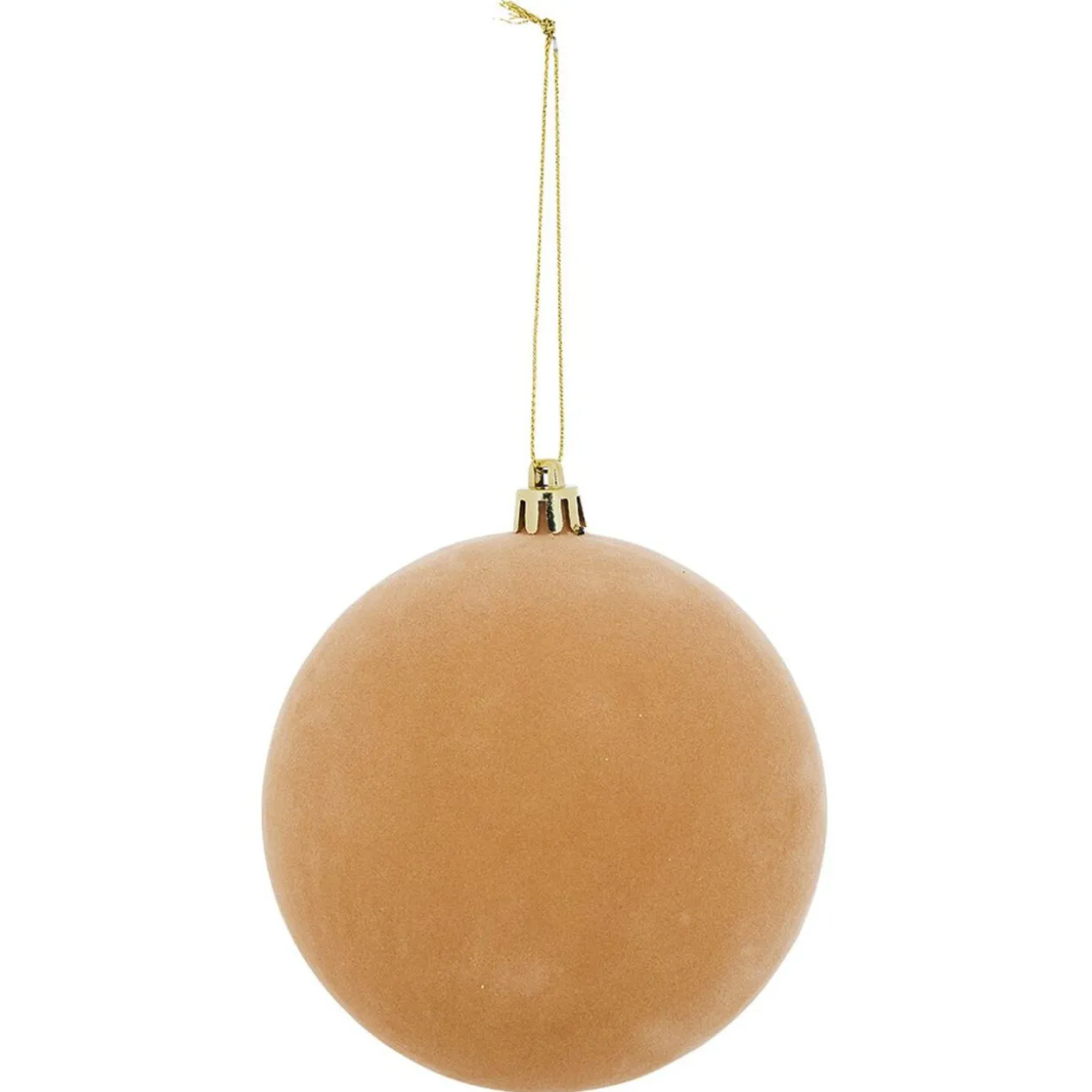 Boule de Noël effet floqué