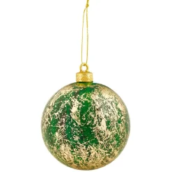 Boule de Noël effet patiné