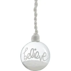 Boule de Noël en verre à suspendre