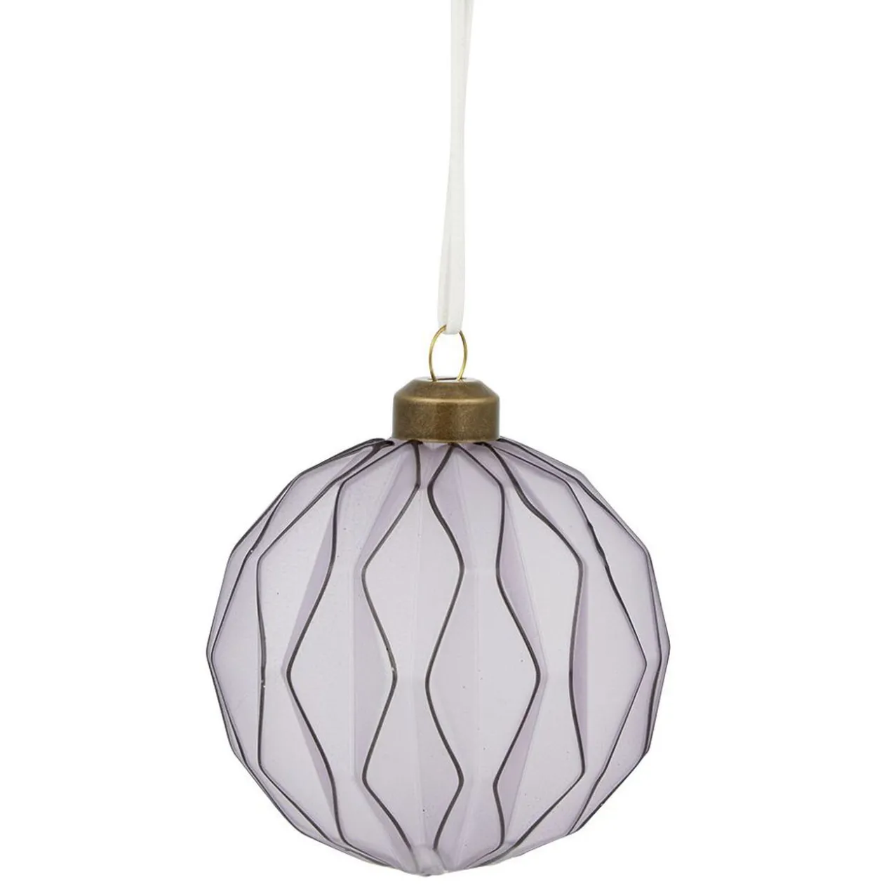 Boule de Noël en verre déco Ø8 cm