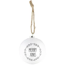 Boule de Noël esprit Scandinave Nature