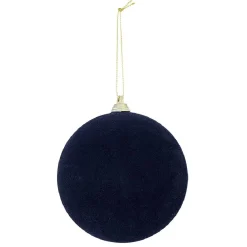 Boule de Noël floqué velours