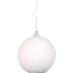 Boule de Noël imitation neige X3