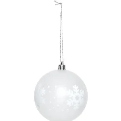 Boule de Noël motif flocon