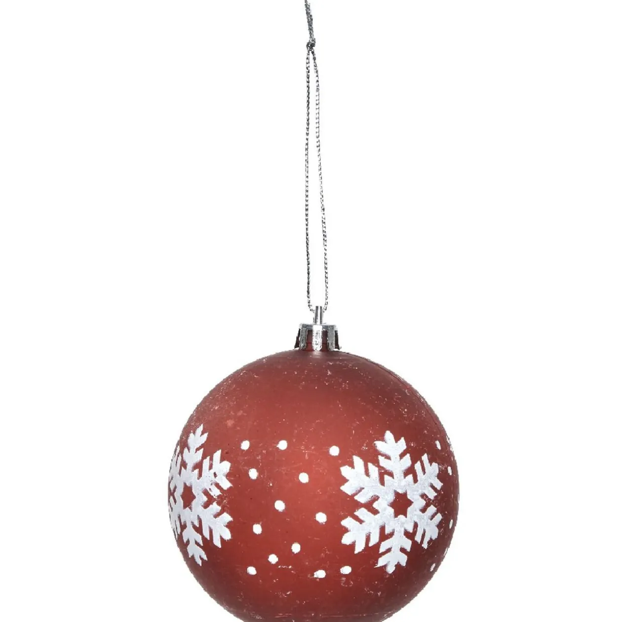 Boule de Noël motif flocon