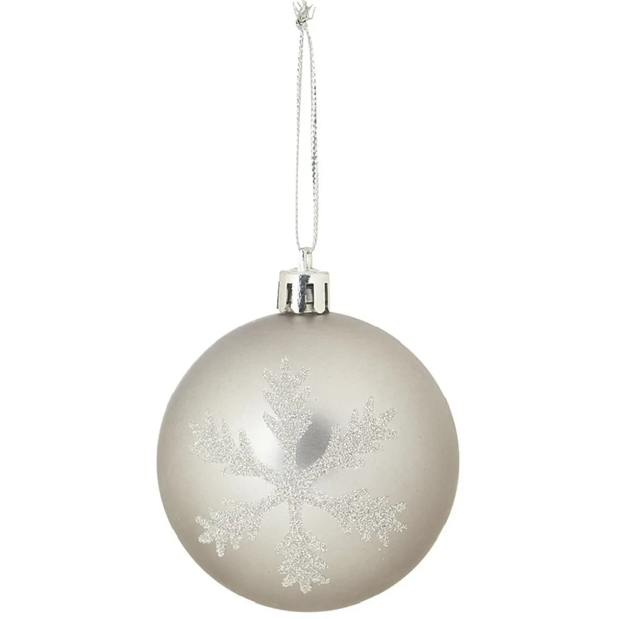 Boule de Noël motif tradition brillant