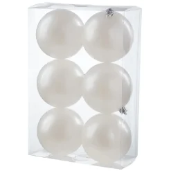 Boule de Noël nacrée x6