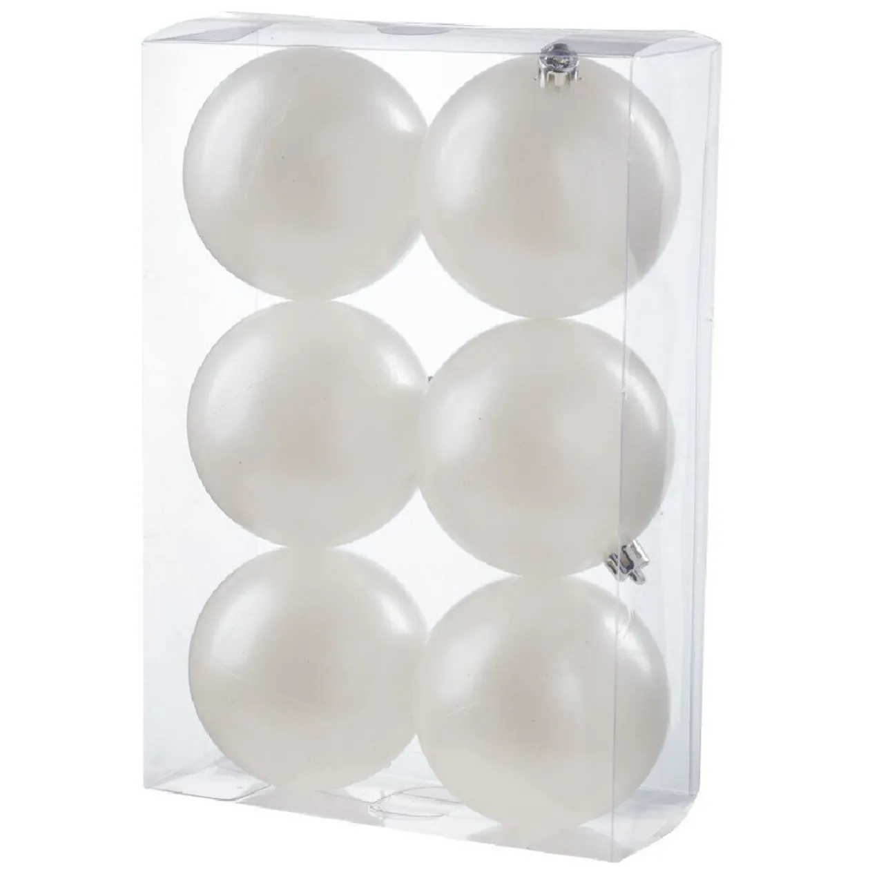 Boule de Noël nacrée x6