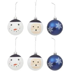 Boule de Noël Neige Boréal Ø6 cm x6