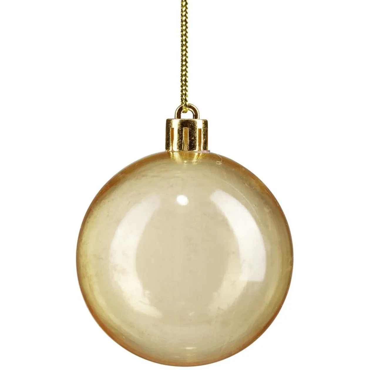 Boule de Noël rose et dorée x32